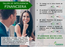 Invitación Taller Inteligencia Financiera 2