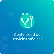 Continuidad de servicios médicos