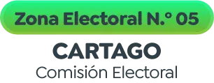 ZONA ELECTORAL No. 05 CARTAGO