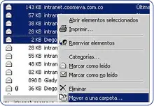 Mover carpetas
